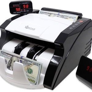 New Bill Counter with UV , MG Counterfeit Detection